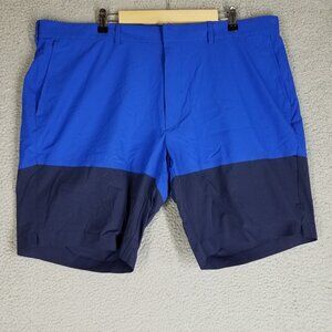 NEW Polo Golf Ralph Lauren Shorts Adult 42 Performance Blue 9" Stretch Travel
